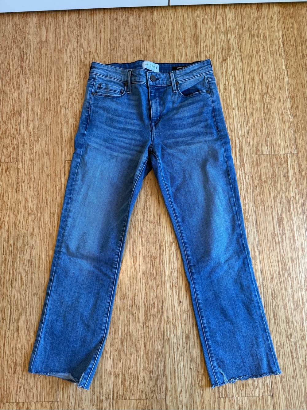 PARKER SMITH Blue Straight Leg Jeans - Classic Indigo